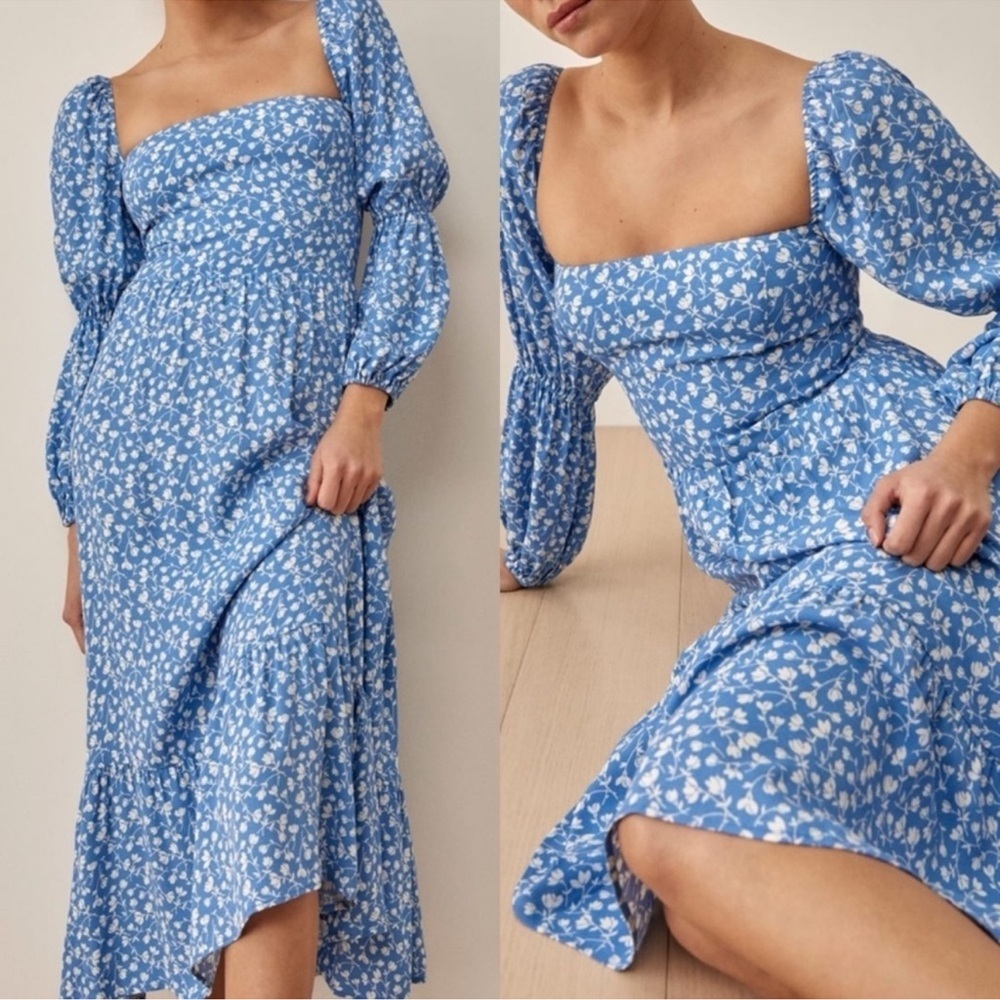 Reformation Mica Floral Dress